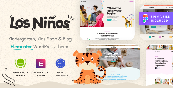 Preview image for Los Ninos - Children Education WordPress Theme