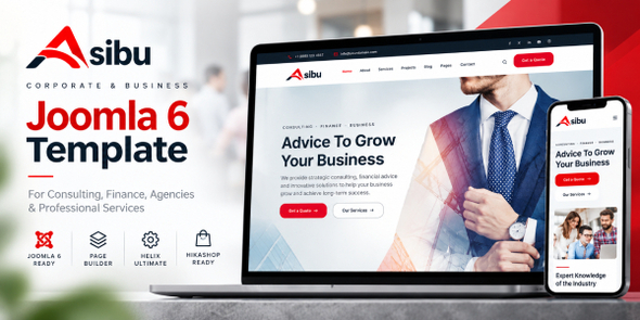 Fintex - Consulting & Financial Joomla 6 Template