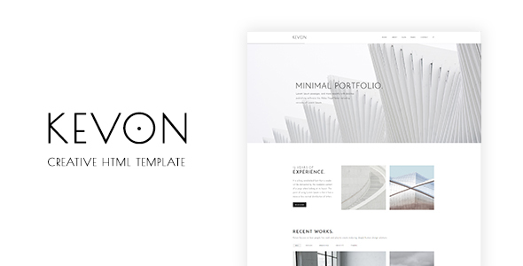 Preview image for Kevon - Creative HTML Template