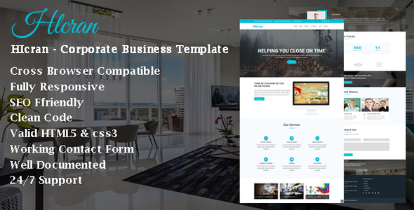 HIcran - Corporate Business Template