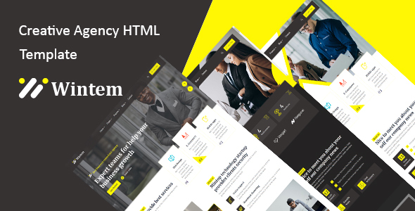 Wintem - Creative Agency HTML Template product preview