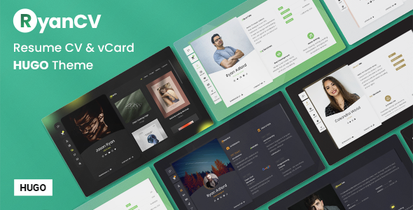 RyanCV - Personal Portfolio Resume Hugo Theme