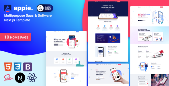 appie React Nextjs App Landing Page