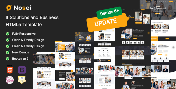 Nosei - IT Services & Technology Business HTML Template