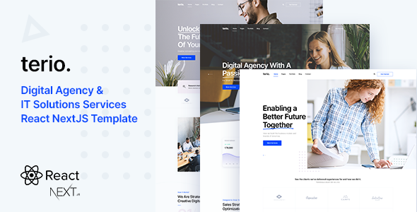 Terio - IT Company Technology NextJS Template