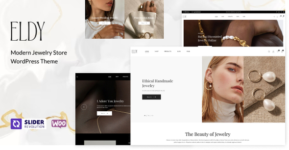 Eldy – Jewelry Store WooCommerce WordPress Theme with AI
