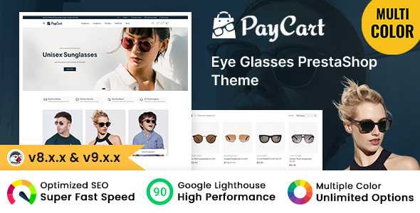 Paycart - Eye Glasses Store PrestaShop Theme
