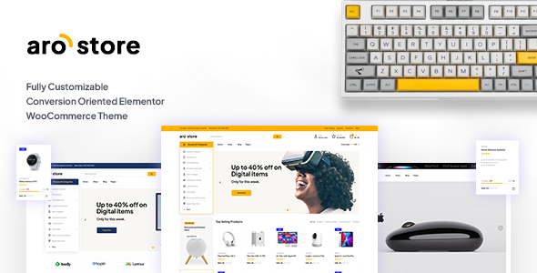 Arostore – Electronics Store WooCommerce WordPress Theme with AI