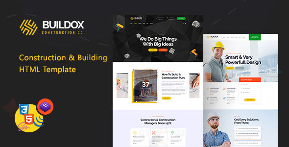 Buildox - Construction and Building HTML5 Template