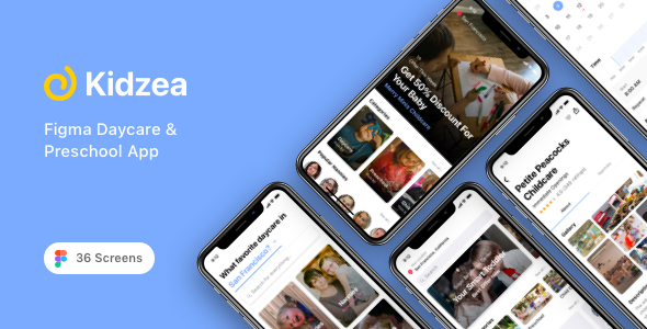 Kidzea - Figma Daycare & Preschool App
