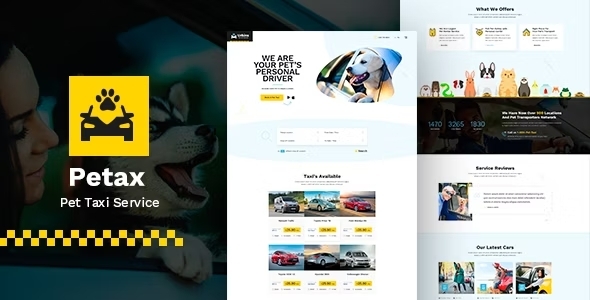 Petax - Pets Taxi  PSD