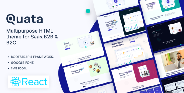 Quata-Creative Agency React Template