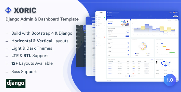 Xoric - Django Admin & Dashboard Template