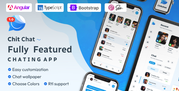 Chitchat - Angular 22 Chat App Template