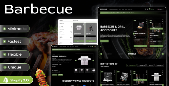 Barbecue - Shopify 2.0 Grill eCommerce Theme