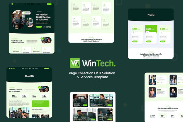 WinTech - IT Solutions & Services Elementor Template Kit