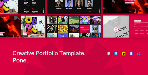 Pone - Creative Agency Portfolio Template
