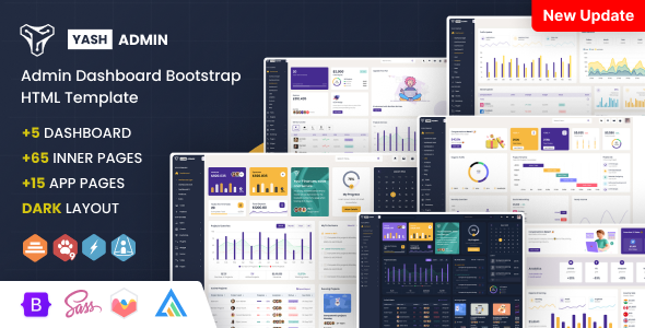 YashAdmin - Admin Dashboard Bootstrap HTML Template