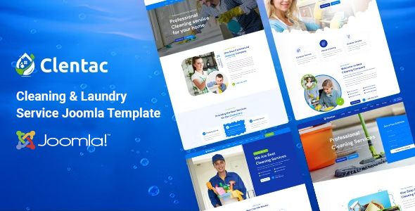 Clentac - Cleaning Services Joomla 6 Template