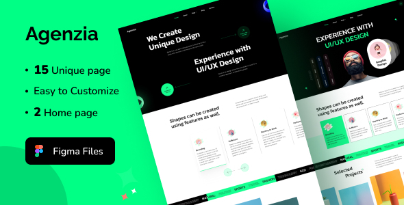 Agenzia - Creative Digital Agency Figma UI Template