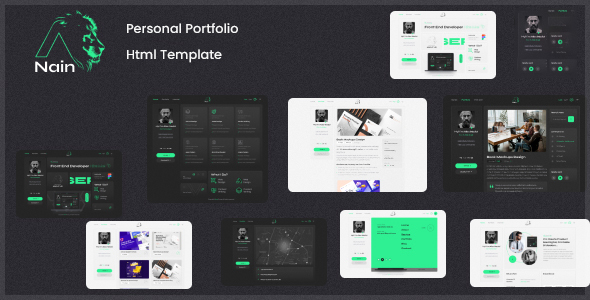 Nain – Personal Portfolio HTML Template