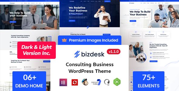 Bizdesk - Business Consulting WordPress Theme