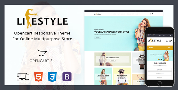 LifeStyle - Multipurpose Opencart Theme