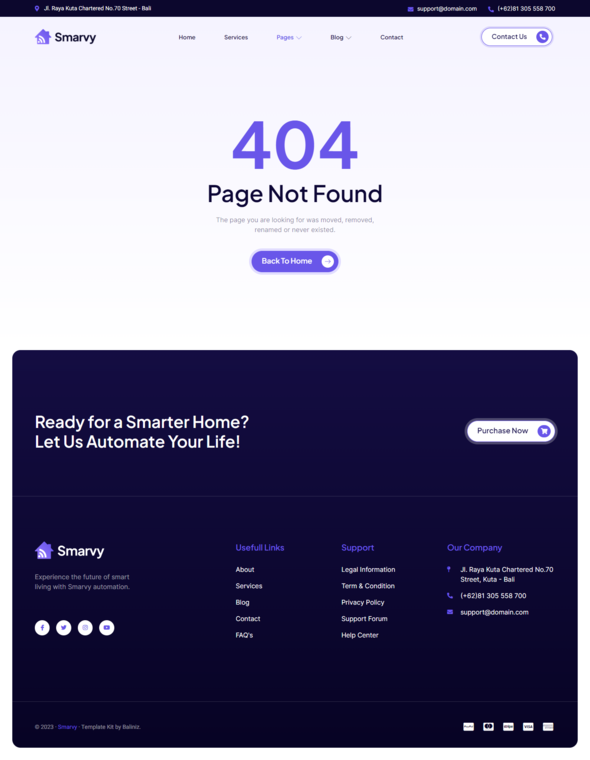 Smarvy – Smart Home Automation Company Elementor Template Kit