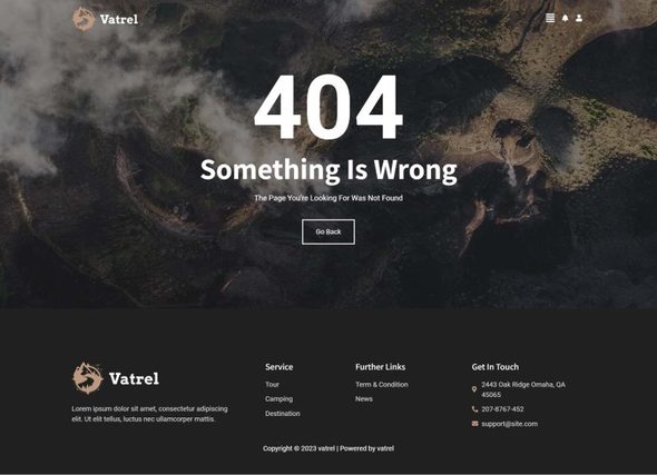 Vatrel - Adventure & Tour Elementor Template Kit