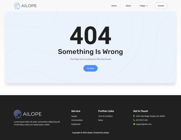 Ailope - Artificial Intelligence Elementor Template Kit