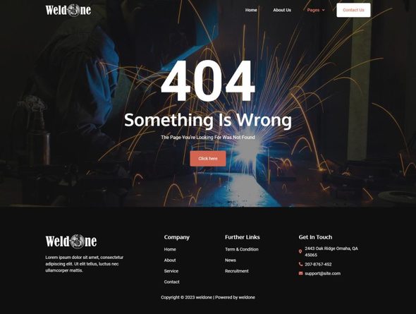Weldone - Welding Service Elementor Template Kit