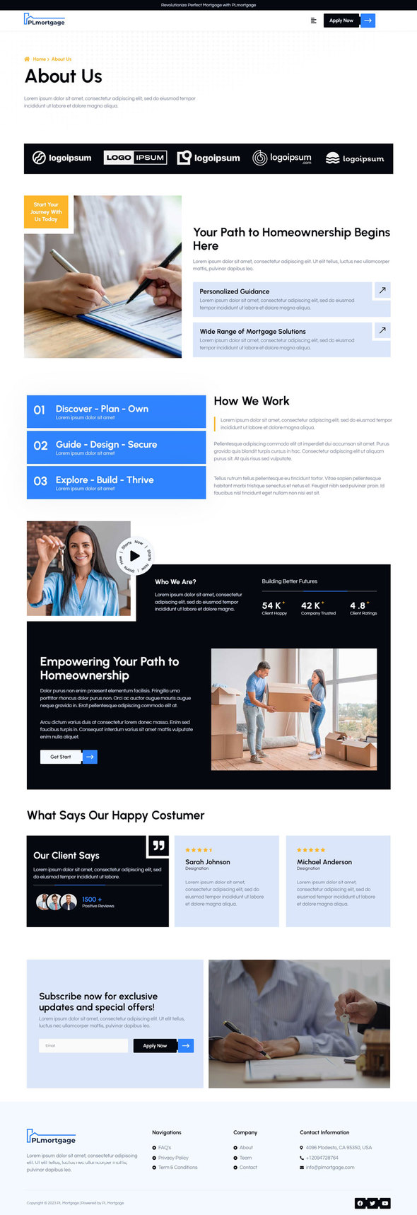 PLMortgage – Loan Lender Elementor Template Kit