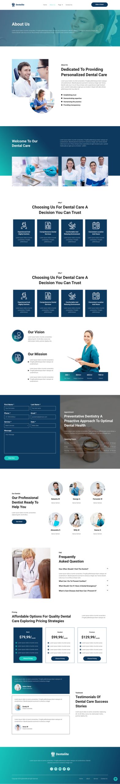 Dentelite - Dentist & Dental Clinic Elementor Template Kit