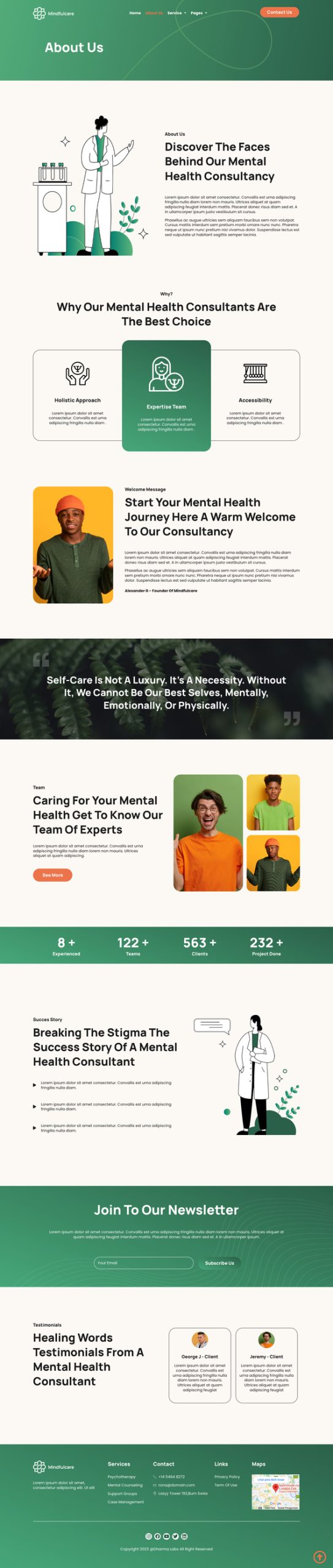 Mindfulcare - Mental Health Consultant Template Kits