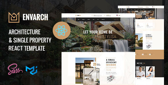 EnvArch – Architecture and Single Property React Template