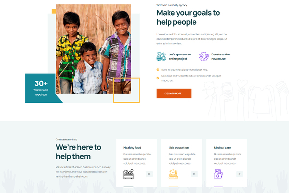 Paroti - Non Profit Charity Elementor Template Kit