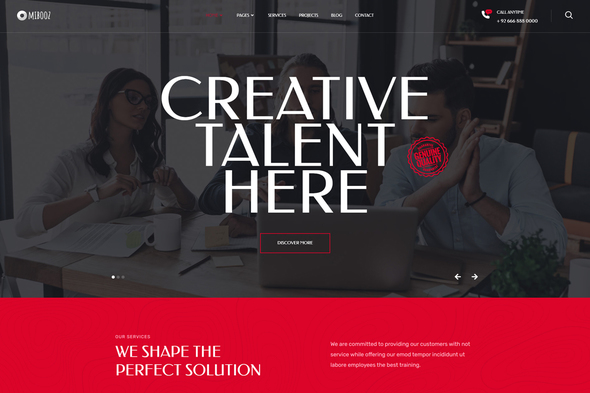 Mibooz - Creative Agency Elementor Template Kit