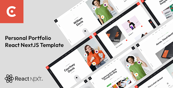 Courtney - Personal Portfolio NextJS Template