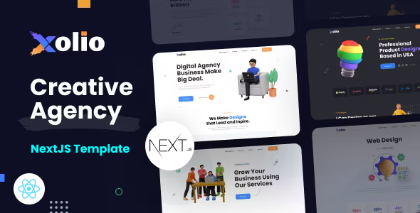 Xolio - Creative Agency & Portfolio NextJS Template