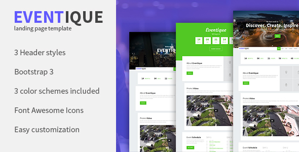 Eventique Event Template