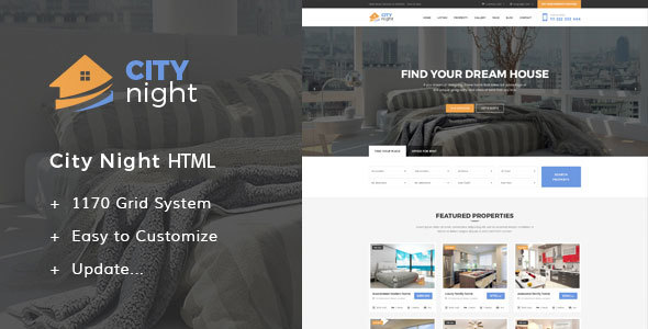 CityNight - Real Estate HTML Template