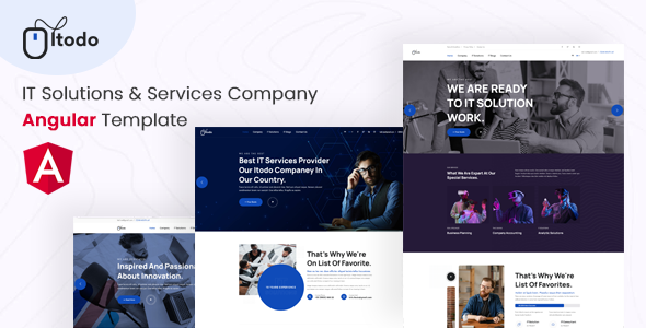 Itodo - IT Solutions & Services Company Angular Template