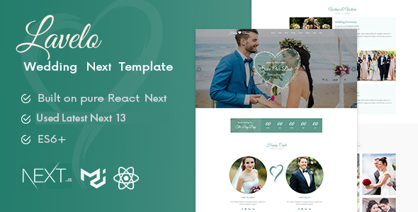 Lavelo - Wedding Next Js Template