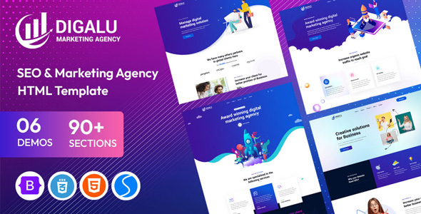 Digalu - Digital Marketing HTML Template