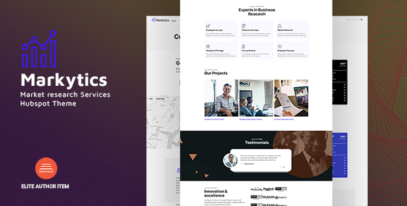 Markytics - Market research Services HubSpot Theme