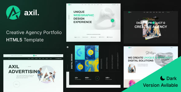 Axil - Creative Agency Portfolio Template