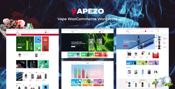 Vapezo – Vape Store WooCommerce WordPress Theme with AI