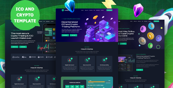 CryptoLab - ICO Landing Page & ICO Crypto Template