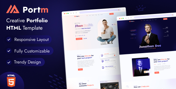 Portm - Personal Portfolio Template