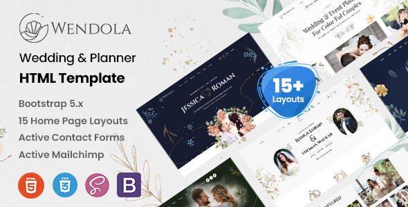 Wendola -  Wedding & Planner HTML Template